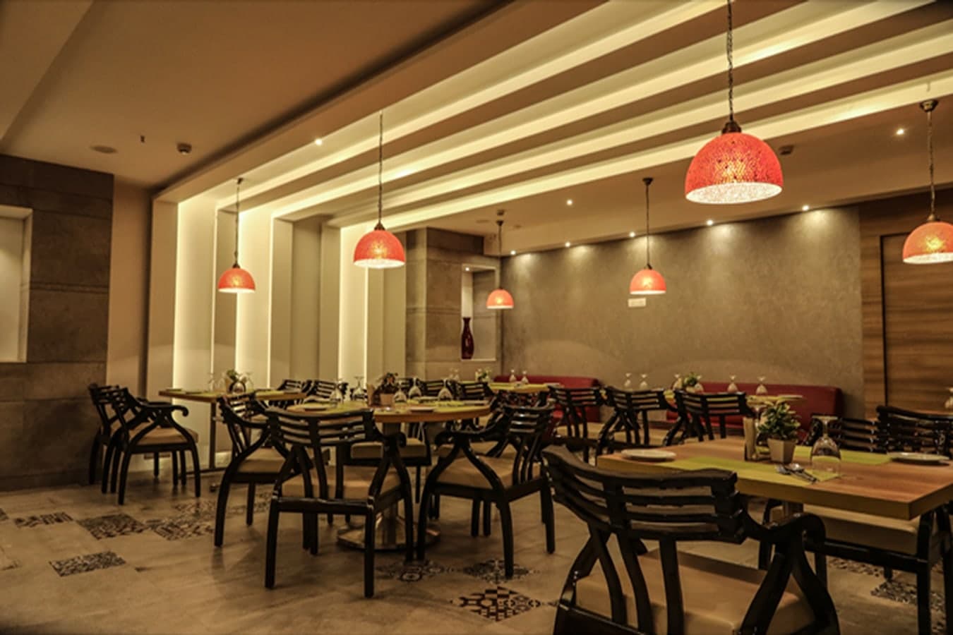 The Aroma dining room