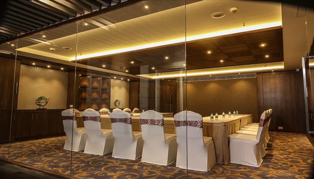 Aura, set as a boardroom